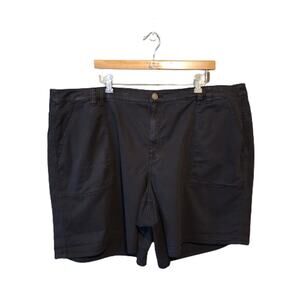 Lane Bryant NWT $44 Short Black Cotton Blend Plus Size 28